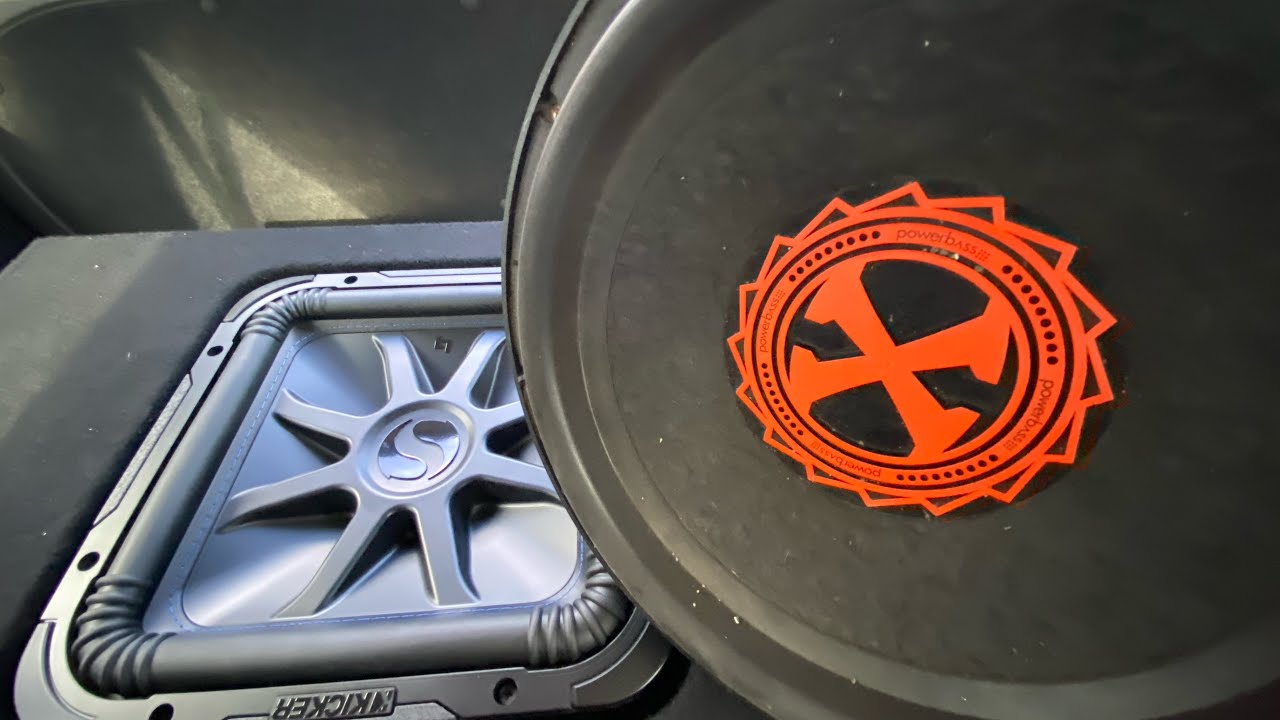 car audio subwoofer. Kicker subwoofer 