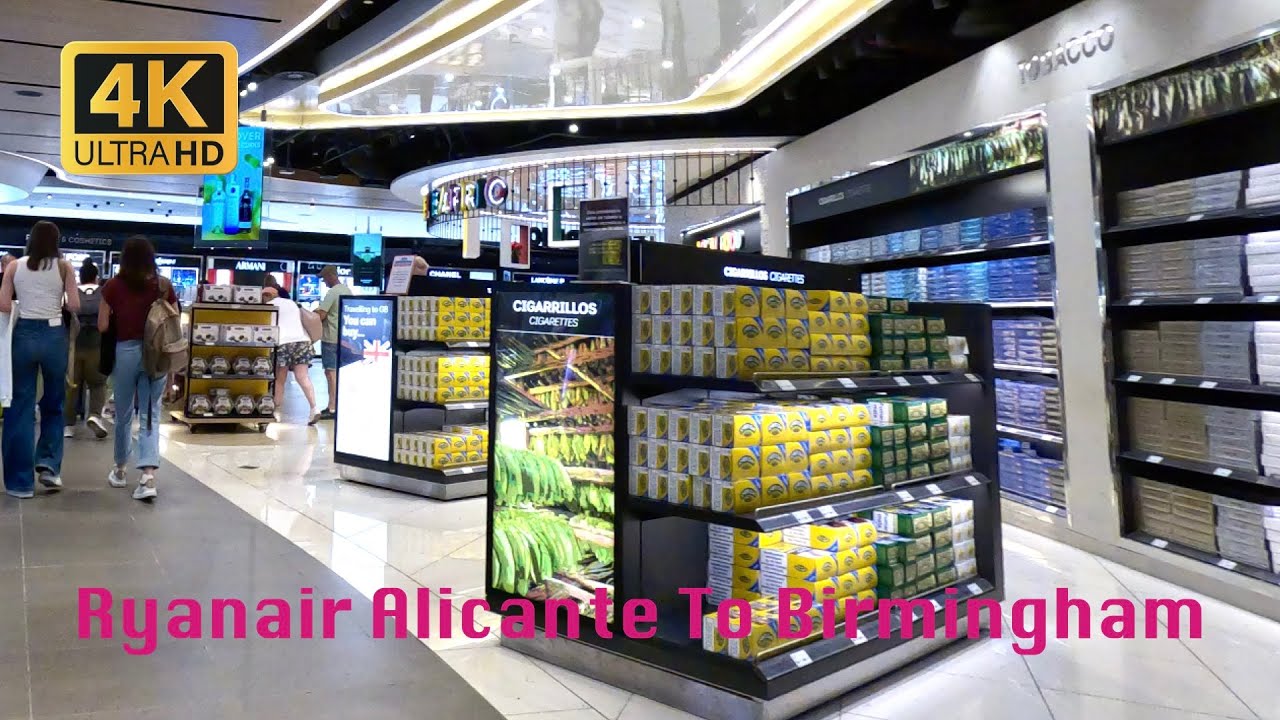 Trip Report| Ryanair Boeing 737 Max 8 - 200| FR2150 Alicante ALC To Birmingham BHX in 4K