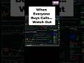 When Everyone Buys Calls… Watch Out #shorts #trading #putcallratio