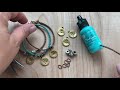 Patina on Braided Cotton Cord + Making Decorative Jump Ring Spacers - Vintaj DIY Jewelry