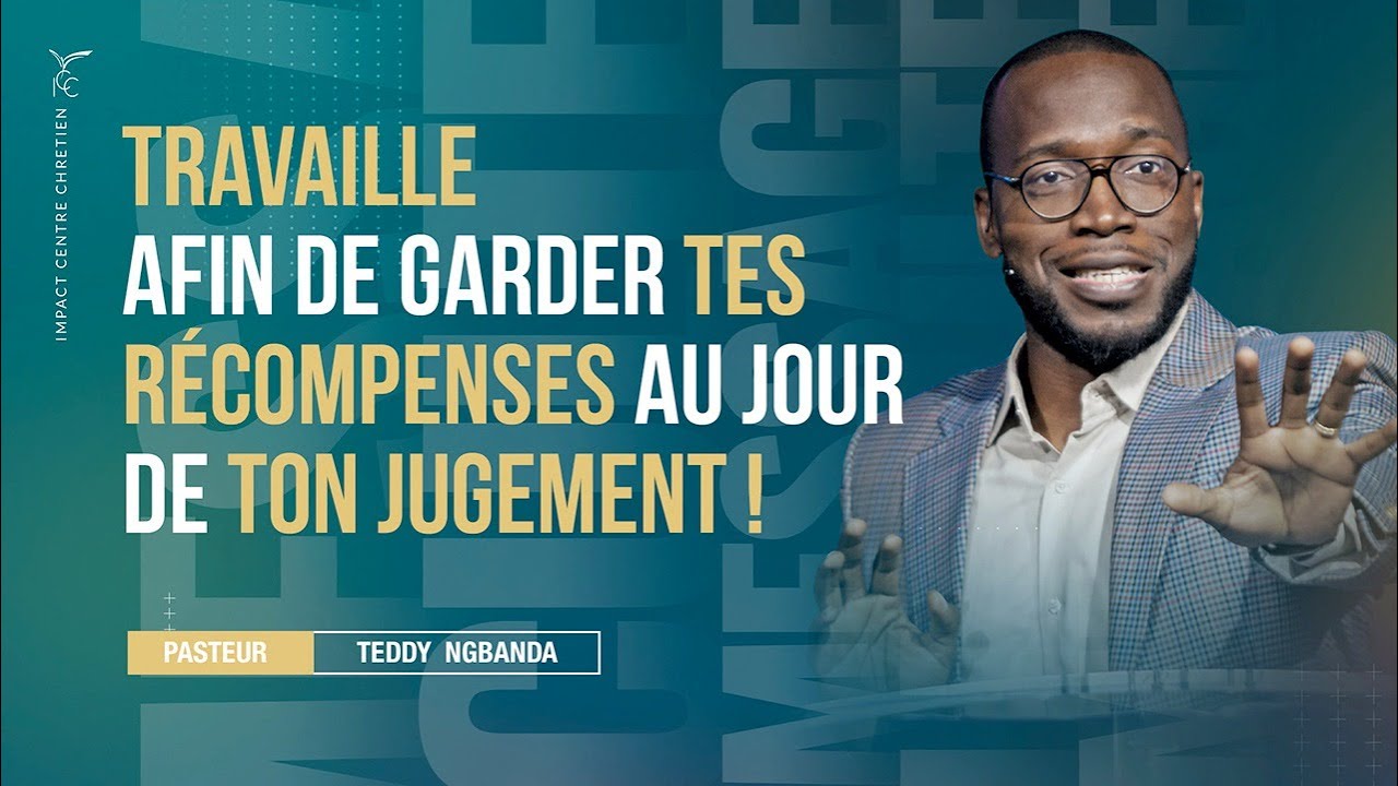 Impact Centre Chrétien Cotonou - Centre Sion - Le pasteur Teddy NGBANDA  demandant au peuple de DIEU de patienter avant le début du deuxième culte