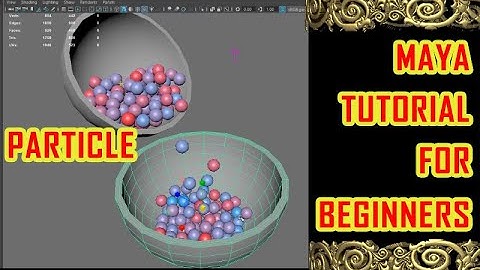 particle simulation in maya | maya dynamics tutorial hindi|fx tutorial maya|maya nparticle  tutorial