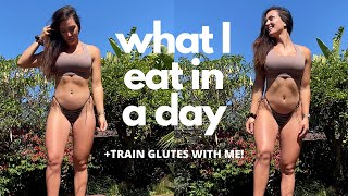 FULL DAY OF EATING + Killer BOOTY Workout – TRY THIS to grow your glutes