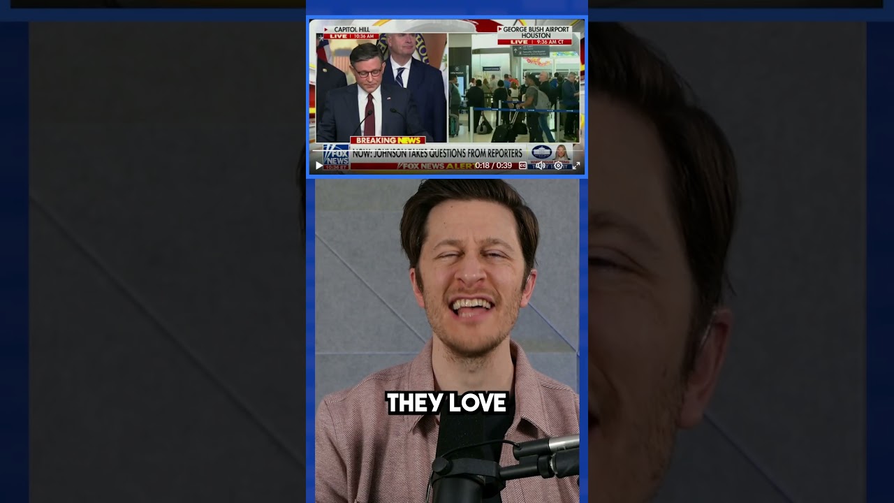 Mike Johnson panics as Trump blocks shutdown deal #shorts