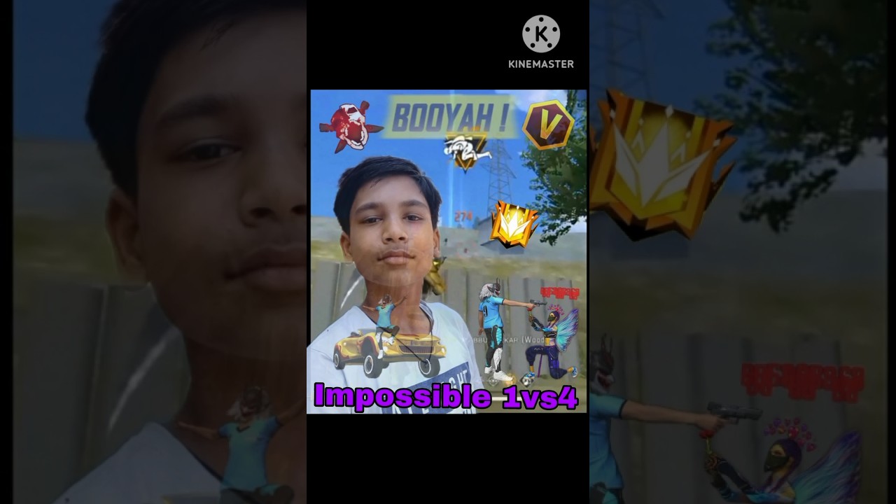 Impossible 1vs4 by kuldeep Gamerz😱😎 