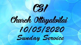 CSI Church Ottayalvilai 10/05/2020 MR.R.Malkiah