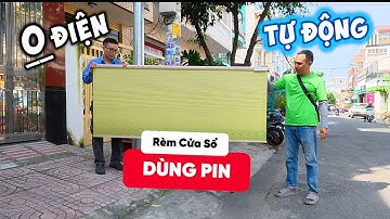 Rèm Tổ Ong Tự Động Dùng Pin - Rèm Tự Động Cho Cửa Sổ Không Lo Mất Điện