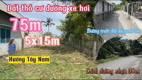 Đất Cần Giuộc Giá Rẻ| Lô đất này mua xây nhà ở là tuyệt vời,dân cư đen nghẹt cách đường nhựa chỉ 30m