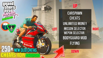 CLEO CHEATS FOR GTA VICE CITY ANDROID ANDROID | HOW TO INSTALL CLEO MODS IN GTA VICE CITY ANDROID