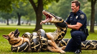 Famous 🐍 Shocking Rescue: Heroic Team Saves German Shepherd from Giant Python’s Deadly Grip Net Worth