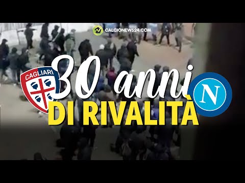 SCONTRI tra i tifosi di Cagliari e Napoli: una RIVALITÀ lunga 30 anni