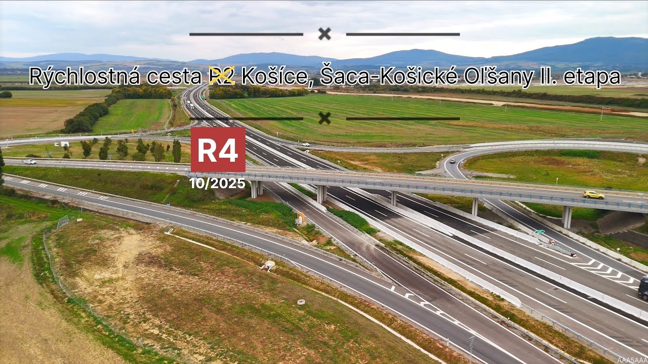 Скоростная автомагистраль (R2)-R4, объезд Кошице, Шаца - Кошицке-Ольшаны II. этап