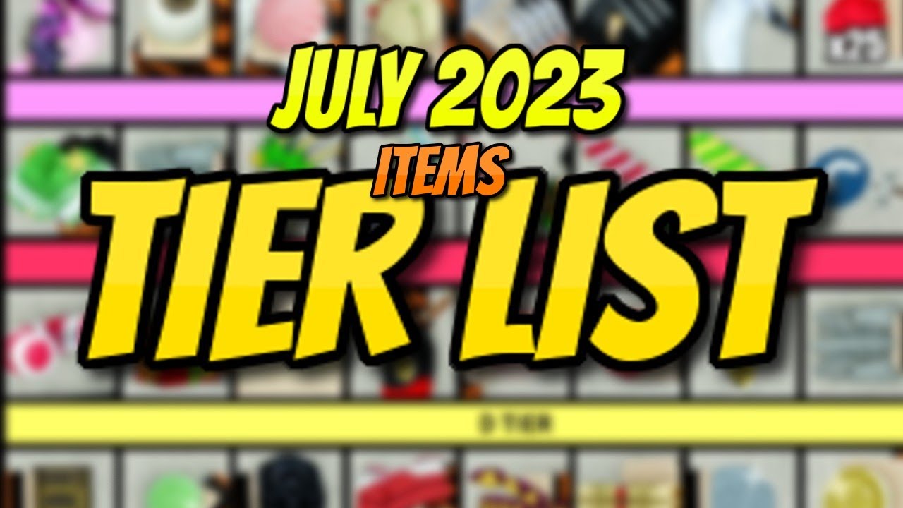 YBA] NEW OFFICIAL YBA ITEMS TRADING TIER LIST (JULY 2023) 