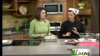 Rhubarb Breakfast Bread Pudding