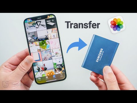 Video: Hvordan overfører jeg bilder fra iPhone til ekstern harddisk på PC?