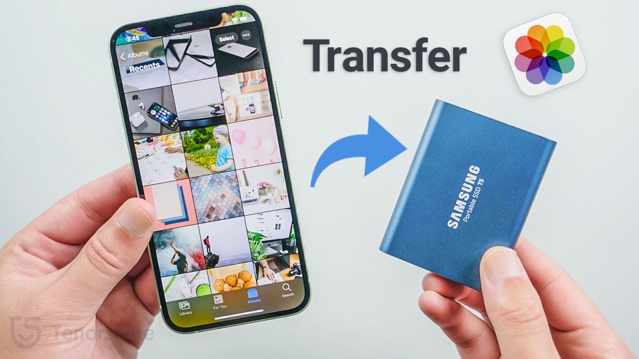Top 4 Ways to Transfer Photos From iPhone to External Hard Drive - YouTube