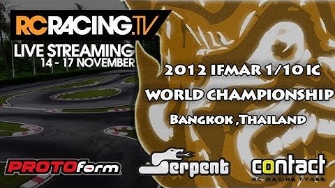 IFMAR 1/10th IC Worlds 2012 - Final Qualifying - Live!