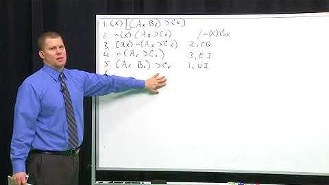 Predicate Logic Proofs using EI, UI, UG, EG & CQ Part 3