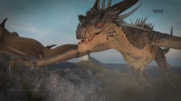 Dragon Landing - creature Animation - Arnold Maya