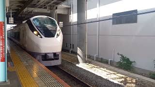 JR東日本E657系K10編成　取手駅6番線通過　20240428 093013