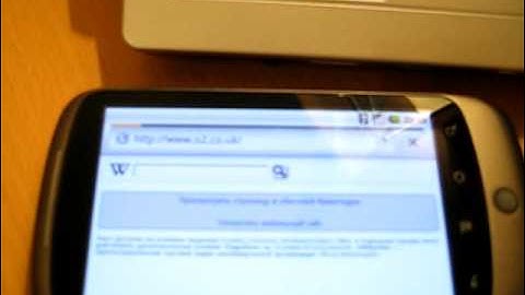 google nexus one web browser rocks!
