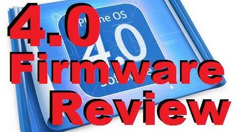 iOS 4 Hands on Firmware Review - iPhone & iPod Touch