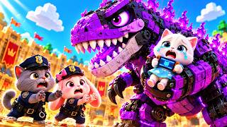 Don’t Play Too Much! Save the Baby Gamer Kitten 🎮 Battle in the Lego World | Rescue Police screenshot 3