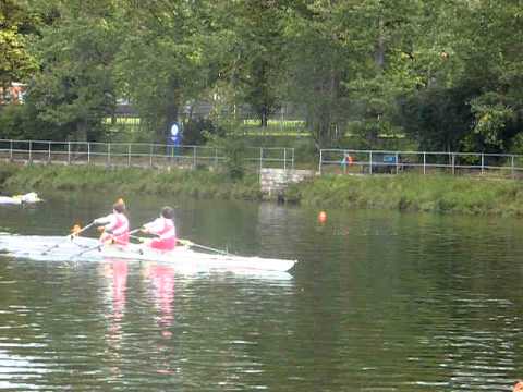 Bann Rowing Club J16 2X on way to Belfast Sprints 2011 final. - YouTube