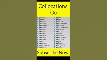 English Collocations with "GO" | Important Collocation #collocations #collocation #english #shorts