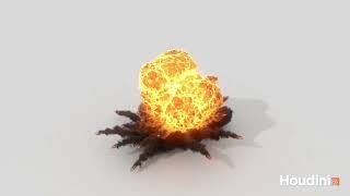 A simple explosion - Houdini