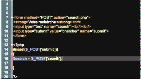 Tutoriel pour apprendre php mysql formulaire moteur de recherche part1   YouTube