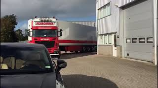 Scania R580 V8 - SCHROODER + open pipe sound.