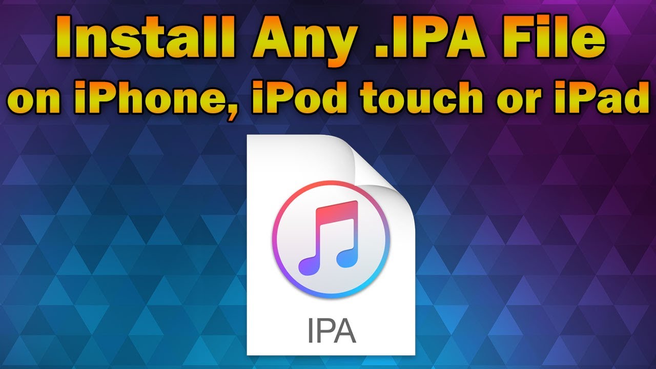 How to put ipa files on iphone without jailbreak 12.4