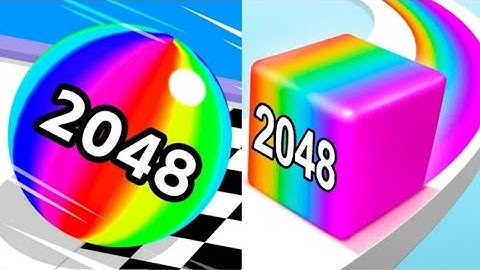 Jelly Run 2048 vs Ball Run 2048 All Levels Gameplay! All Android iOS games