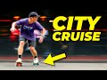 8 minutes of city cruising on freeskates