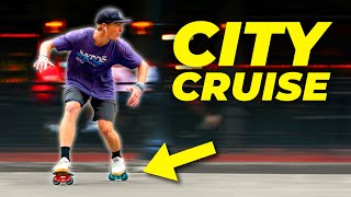 8 Minutes of City Cruising on Freeskates!