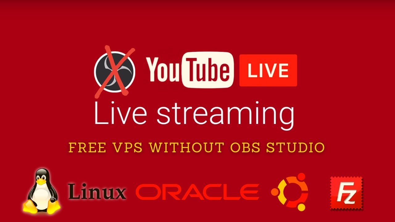 🔴 YouTube Live Stream from Free VPS without OBS No GPU No RDP Terminal Linux Ubuntu FFmpeg