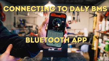 Connecting to Daly BMS Bluetooth App on the OPS280 LiFePO4 battery