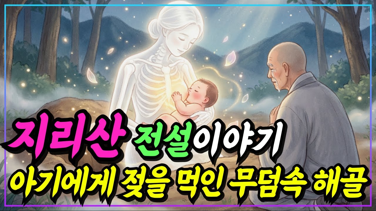 [불교이야기] 무덤 속 해골이 아기에게 젖을 먹였다, 왜 그녀는 떠나지 못했나?ㅣ지리산 전설ㅣ자면서 듣는 불교이야기ㅣ불교소설