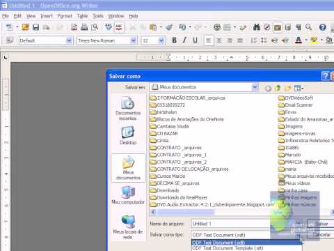 Vídeo: Como Abrir Um Arquivo Com Extensão Odt