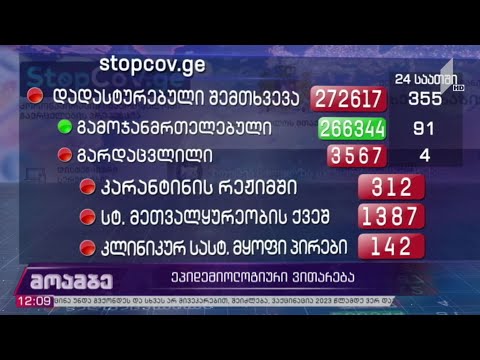 ეპიდემიური ვითარება საქართველოში