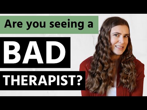 Bad therapist signs! WATCH OUT for these red flags!