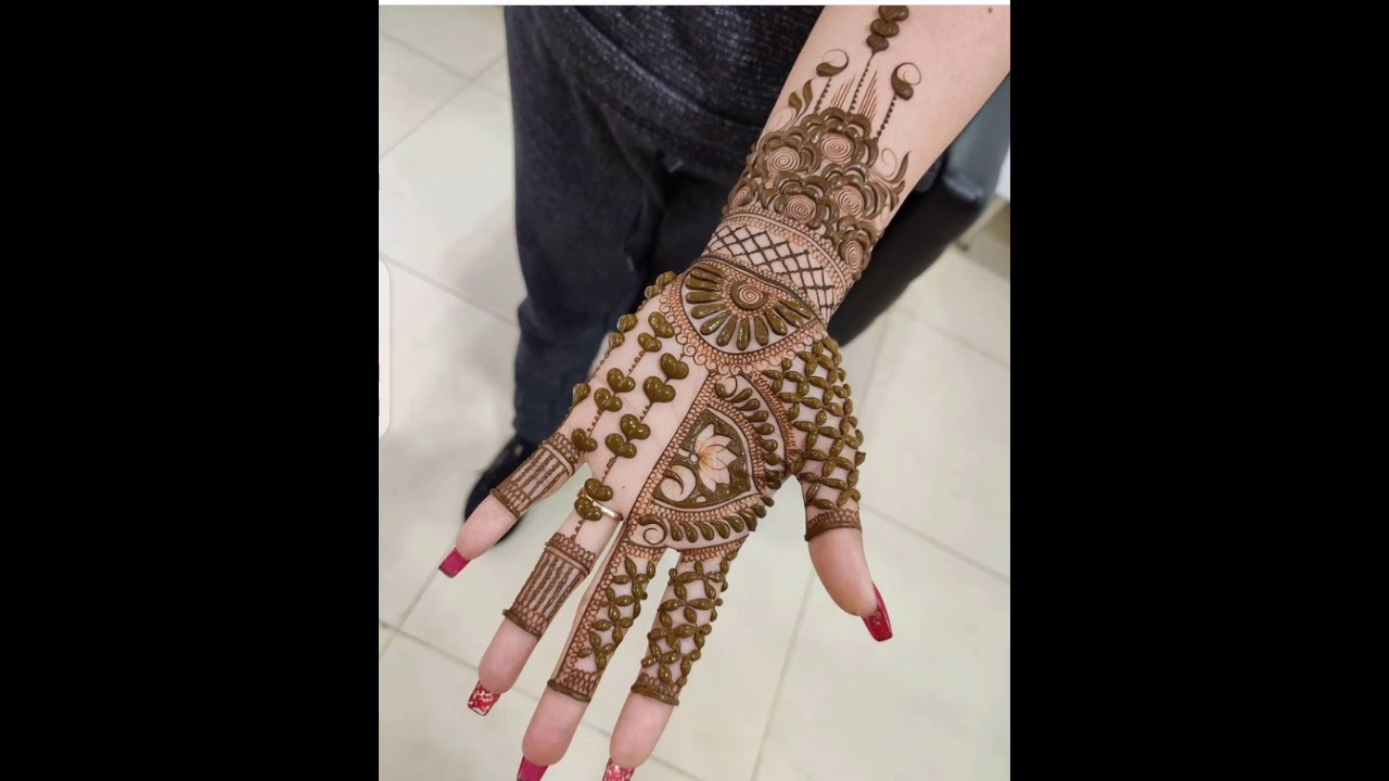 New Mendhi design 2021 For full hands || latest mendhi design - YouTube