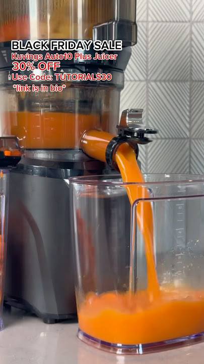 Juicing Whole Ingredients with Kuvings Auto 10 Plus | Black Friday 30% off