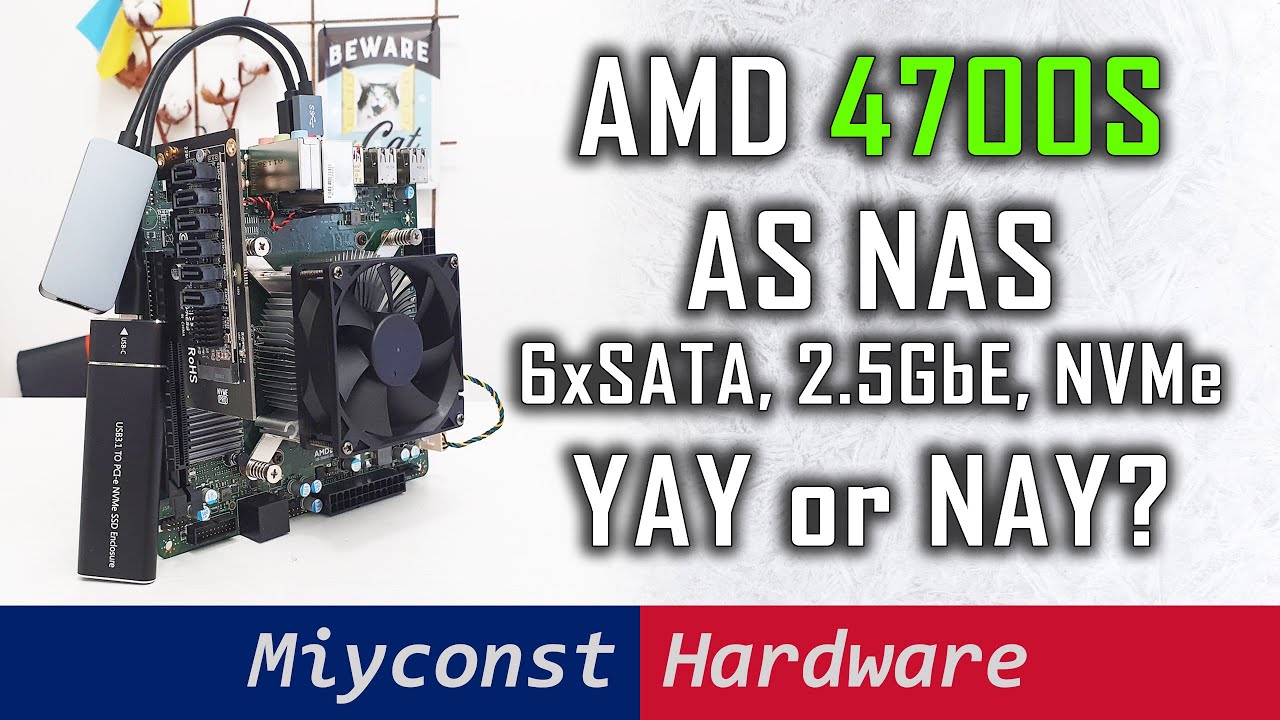 AMD 4700S – in search of a valid use-case, maybe home NAS? - YouTube