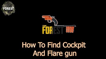 The Forest Tutorial - How To Find Cockpit And Flare gun