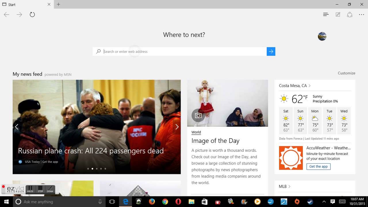 How To Change Home Page In Windows 10 YouTube