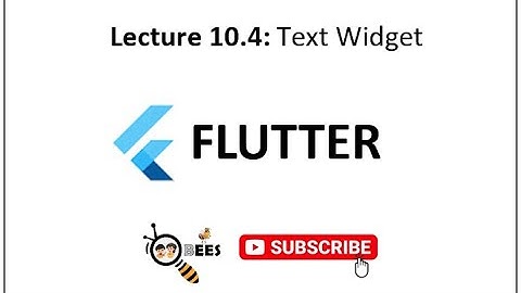 Lec 10.4 - Text Widget (Urdu / Hindi)
