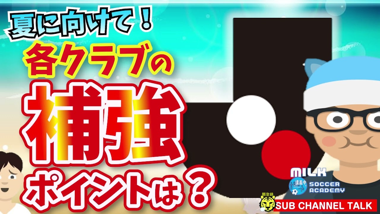 Jリーグ 各クラブの補強ポイントはどこ ミルアカやすみじかんラジオ Youtube Jリーグ 各クラブの補強ポイントはどこ ミルアカやすみじかんラジオ Youtube