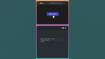 ✨ Create a Stunning Pure CSS Button with Ripple Effect 🌊🎨